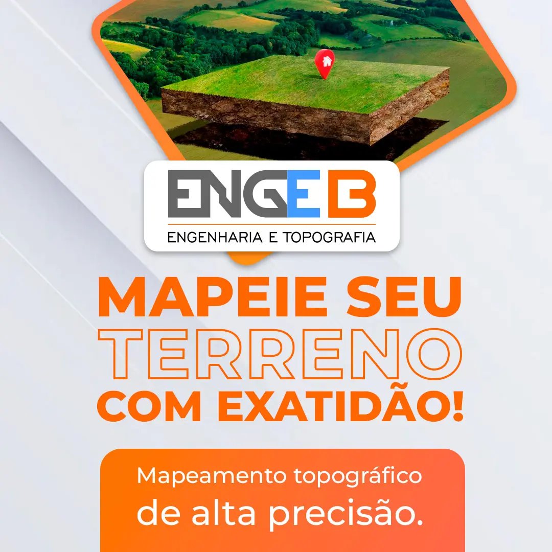 Mapeie seu terreno com exatidão!