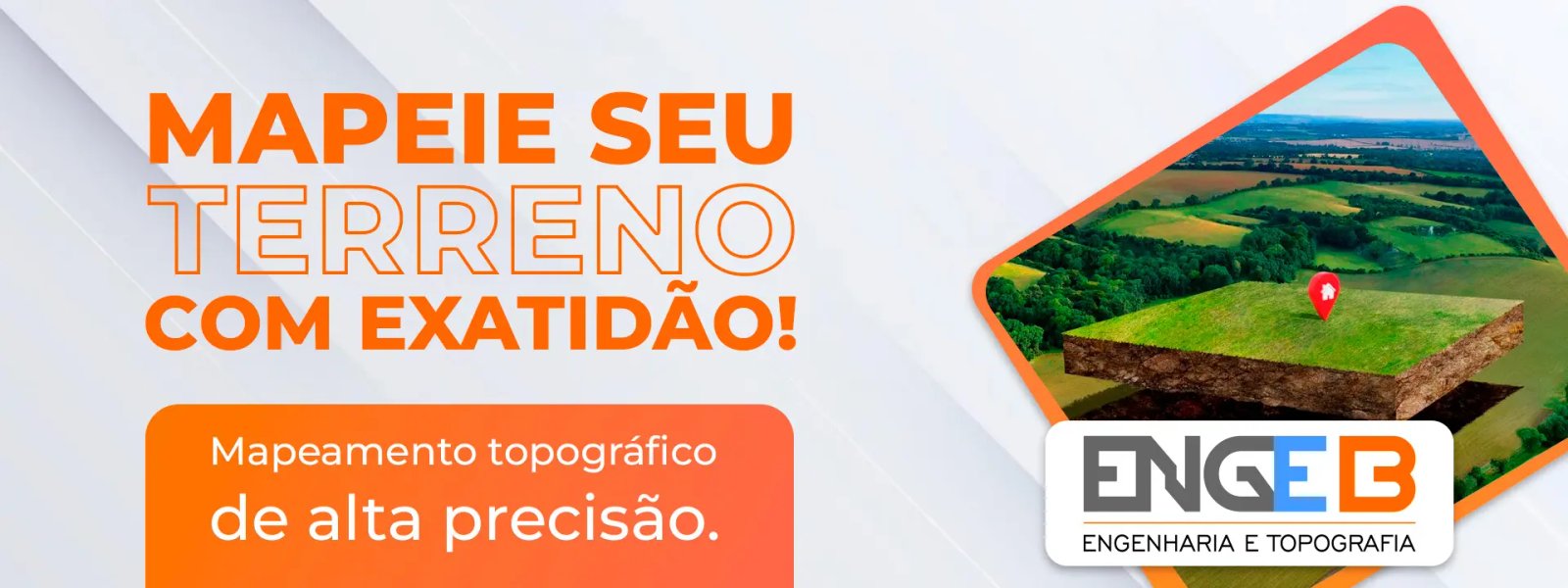Mapeie seu terreno com exatidão!